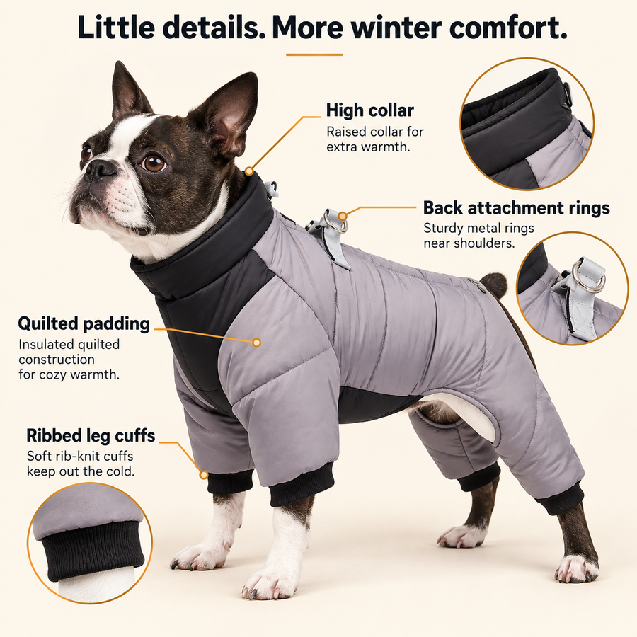HeroWarm™ Insulated Dog Winter Snowsuit