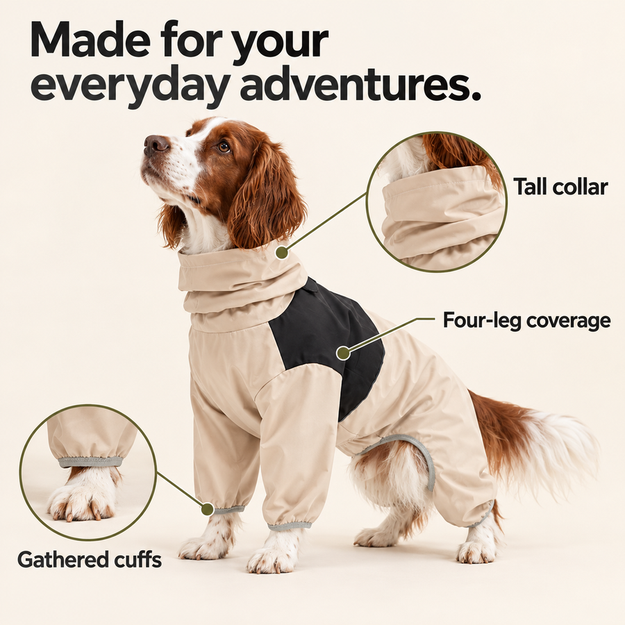 HeroShield™ Waterproof Dog Rain Suit